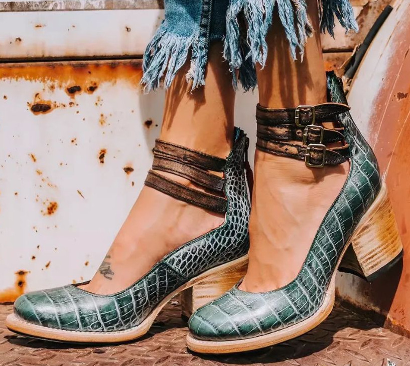 Green Snake Leather / 43